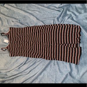 Striped bodycon dress
